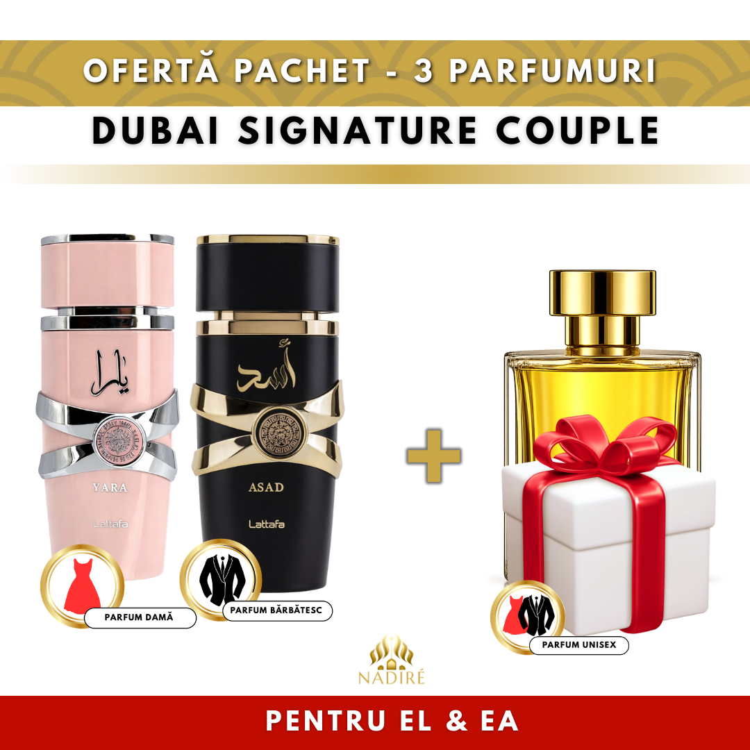 2 + 1 GRATIS – Yara & Asad Lattafa + Parfum Cadou 100 ml