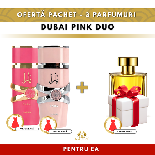 Set Yara & Yara Candy Lattafa + Parfum Cadou 100 ml
