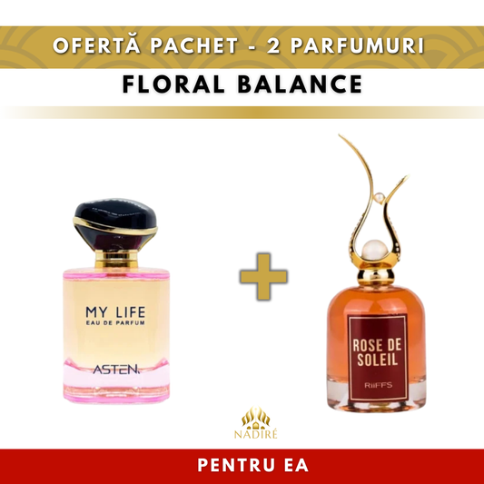 Pachet My Life Asten & Rose De Soleil Riiffs EDP pentru Femei